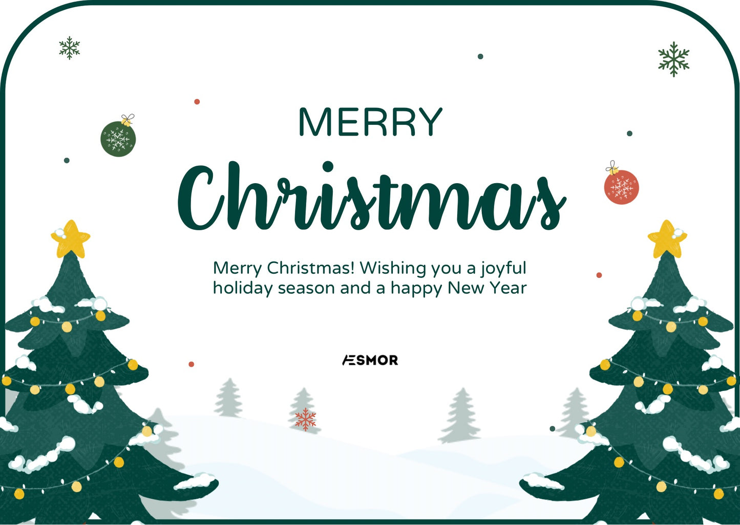 Christmas gift card